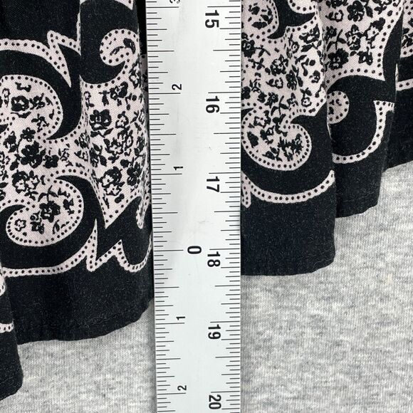 Aeropostale Blouse Womens Small Floral Off Shoulder Cropped Boho Peasant Gypsy - Picture 11 of 11